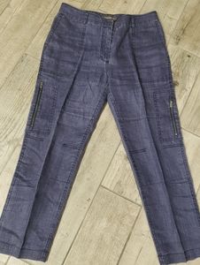 Tommy Bahama linen ankle pants size 6